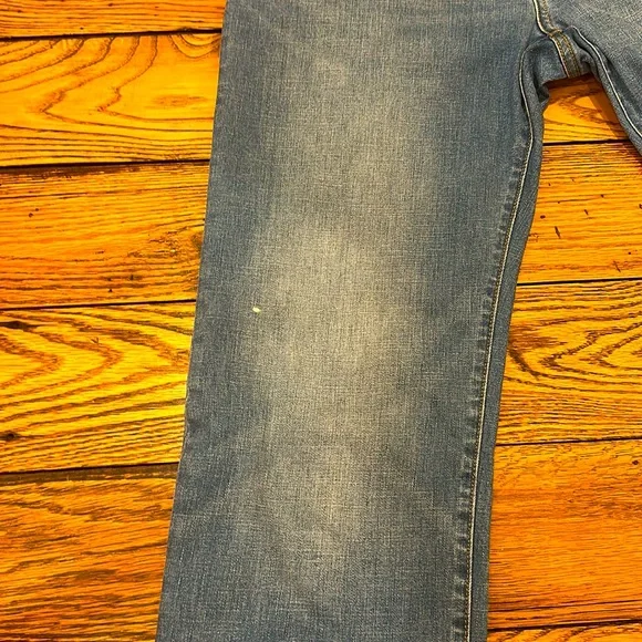 GAP MENS LIGHT WASH STRAIGHT LEG 5-POCKET BLUE JEANS SIZE 34 x 36 - Picture 2 of 7